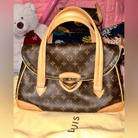 Authentic Louis Vuitton Monogram Beverly GM Bag - Picture 4 of 17